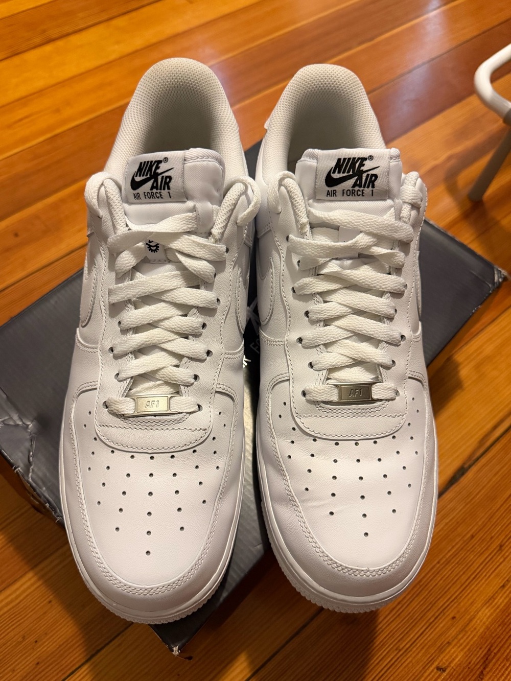 Nike Men’s AIR FORCE 1 '07 FLYEASE White Size 12